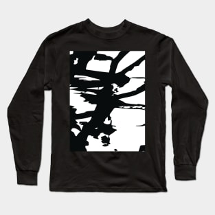 Overturned Bottle of Black Ink Long Sleeve T-Shirt